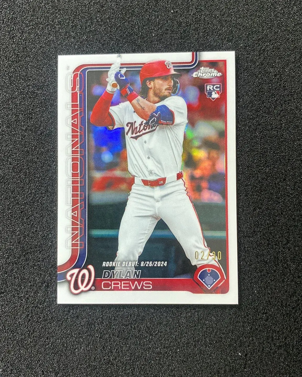 2025 Topps Chrome Update Series White #USC190 Dylan Crews RC Rookie 2/30 QI95