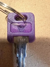 SINGLE Global Link OEM Purple Precut Key For RV Lock Code G357