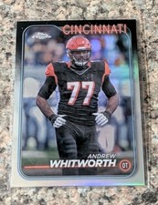 2024 ANDREW WHITWORTH TOPPS CHROME REFRACTOR #30 (BENGALS)