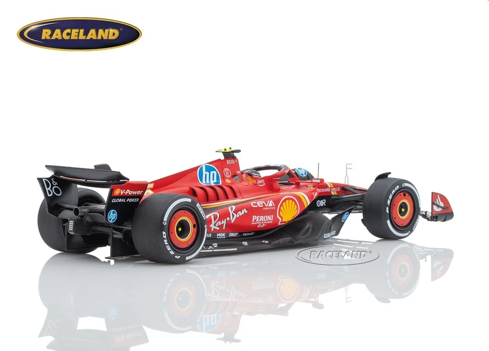 Ferrari SF-23 F1 Sieger GP USA Austin 2024 Carlos Sainz Looksmart 1:18 LS18F1068 - Bild 3 von 4