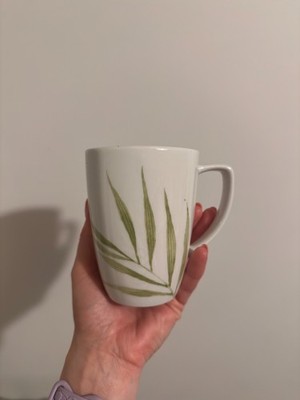 CORELLE Coordinates BAMBOO LEAF  12 ounce Tall Mug Porcelain with TAG