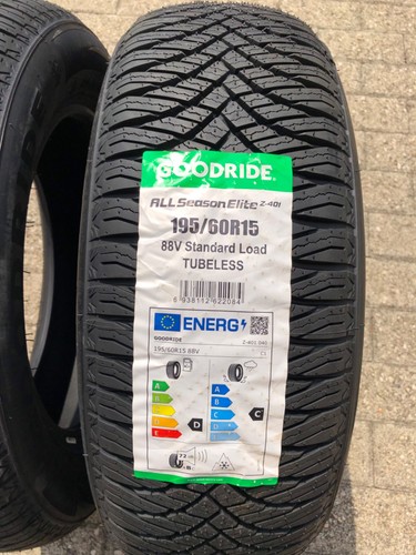Set 2Pz 195/60R15 88V Sottomarca Goodyear 4S Nuovi Con Dot Massimo Entro 3 Mesi - Foto 3 di 5