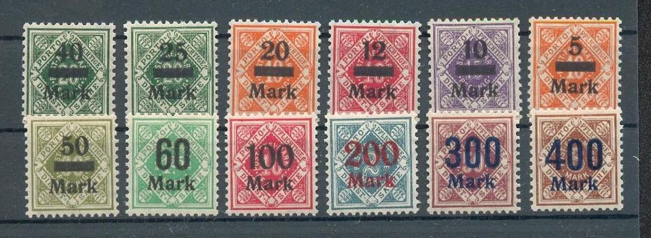 Württemberg 159/70 LUXUS MNH Post Fresh (70122