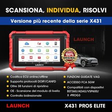 Scanner Diagnosi Auto Professionale X431 Pros Elite - Codifica Ecu, Diagnosi Ava - Miniatura 2