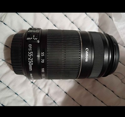 Canon EF-S 55-250mm f/4-5.6 IS II Zoom Lens - (Used Twice!)