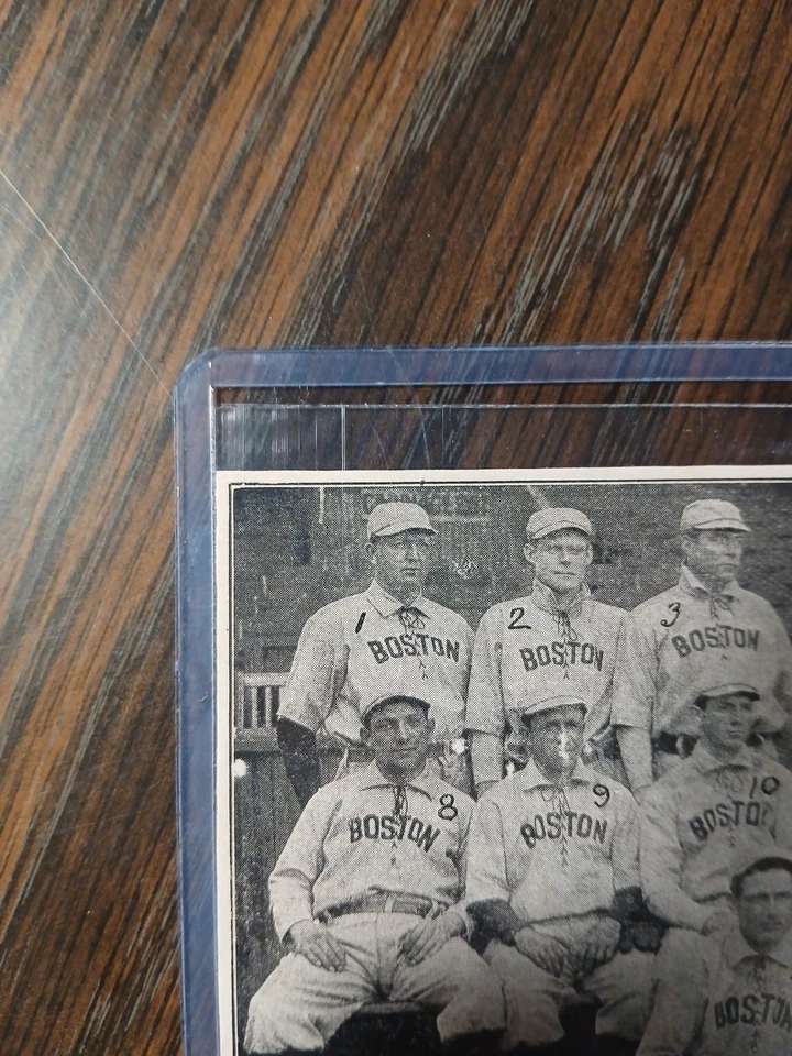 1908 Spalding #1 Cy Young - Boston A.L. Equipo - Calificación AAA 6 EX-MT  Foto 4 de 4