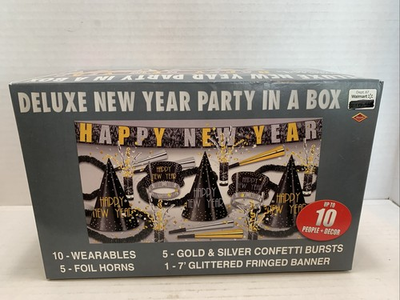 #ad Walmart#x27;s Happy New Years Deluxe Kit: Party In A Box 10 People $14.99