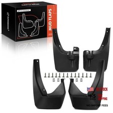 Set of 4PCS Mud Flaps Splash Guards Mudflaps Mudguards with Hardware Kits