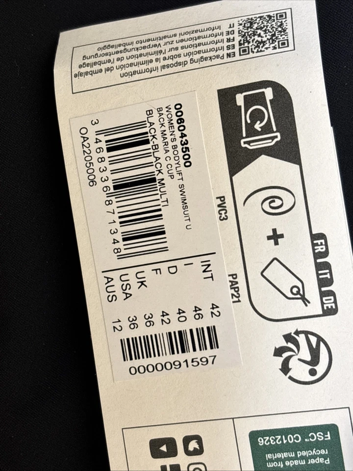 ARENA DAMEN C-CUP BADEANZUG Bodylift Maria C-Körbchen, MEHRFARBIG - Bild 4 von 4