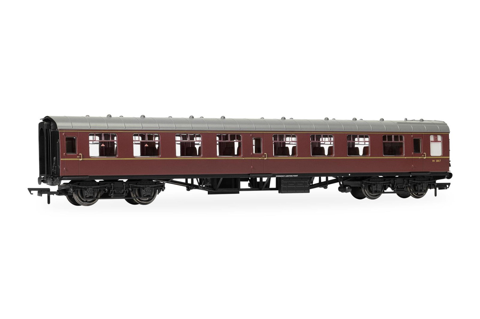 Hornby R40518 BR WR MK1 TSO W3817 Coach OO Gauge - Image 5