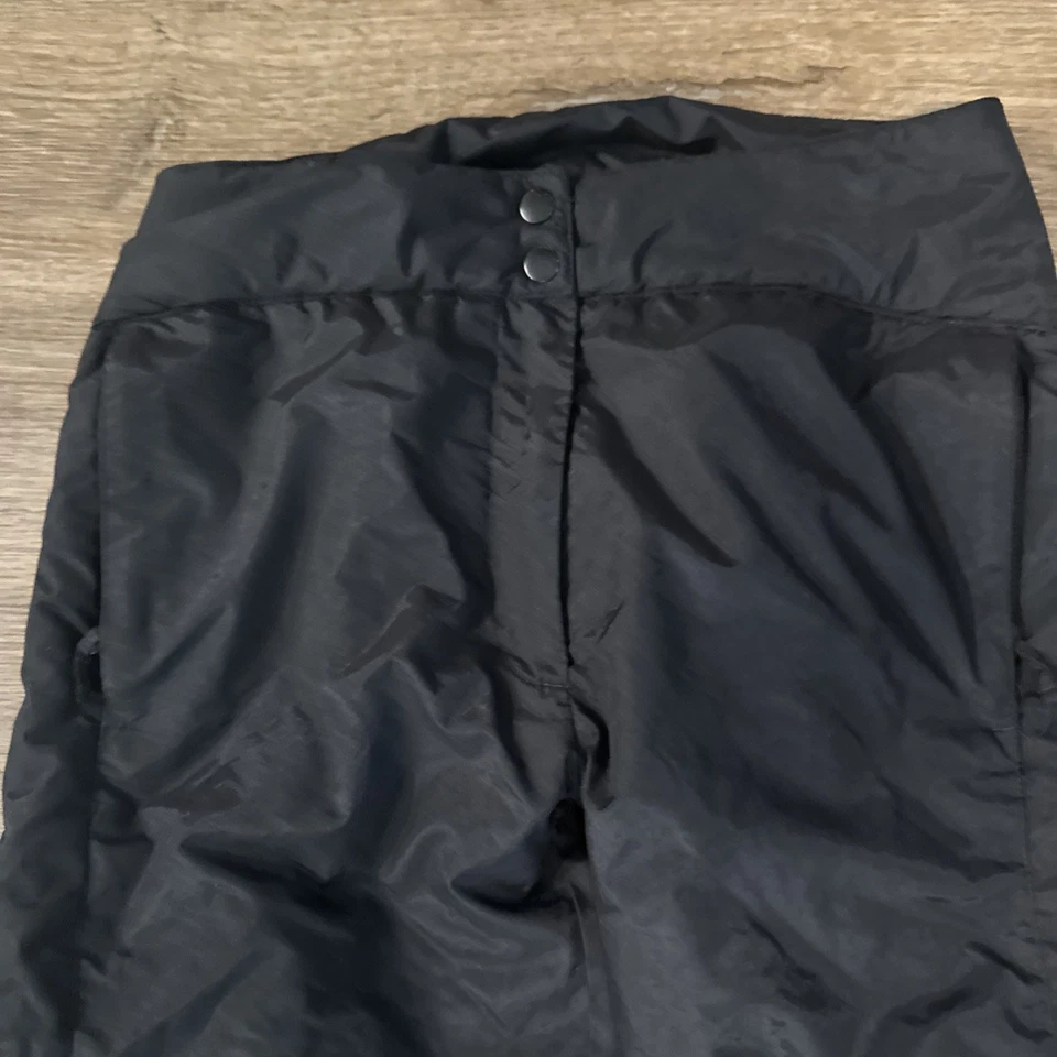 Pantalones de esquí de nieve Sport Essentials negros cargo talla mediana  Foto 2 de 4