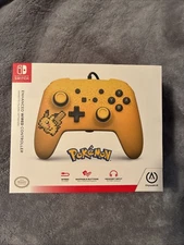 PowerA Enhanced Wired Controller for Nintendo Switch Pixel Pikachu