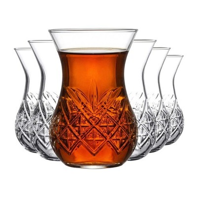 Pasabahce Timeless Teegläser 155 ml   6er Set Türkische Teegläser | HELDENA