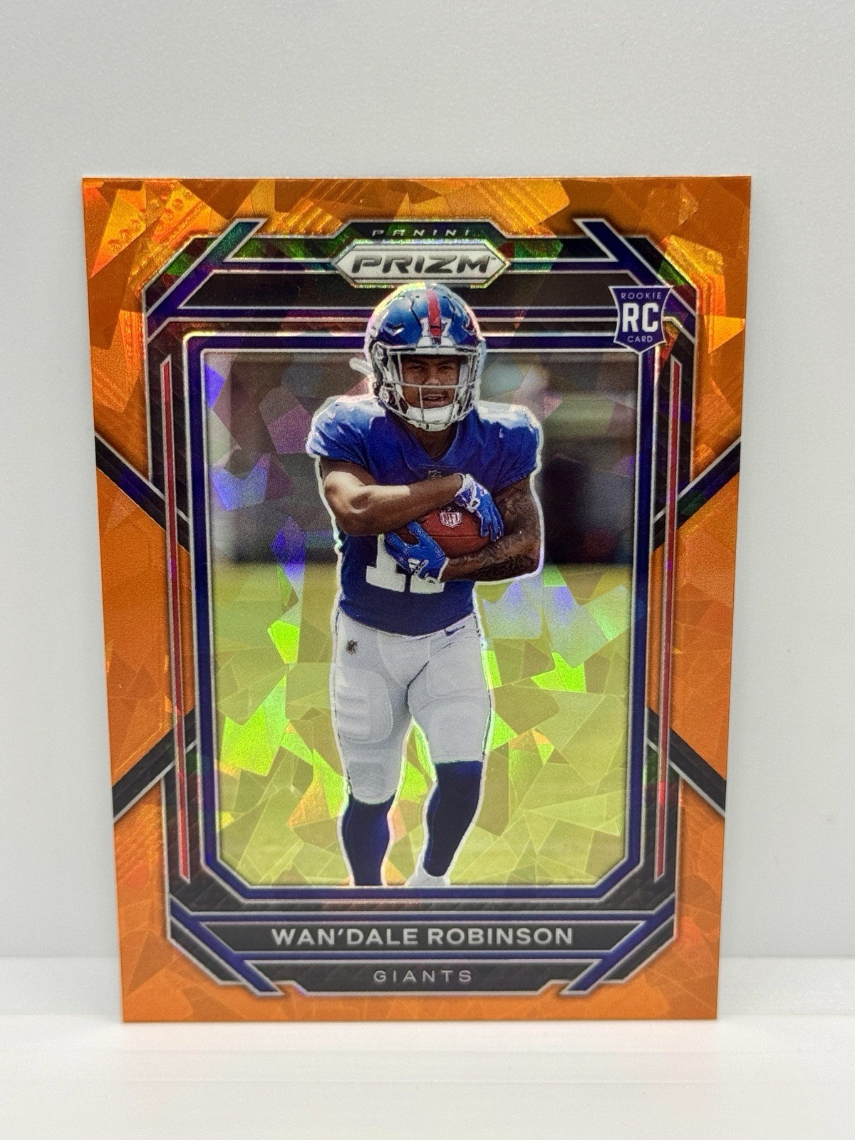 2022 Panini Prizm Wan'Dale Robinson Orange Ice Rookie #315 Giants RC