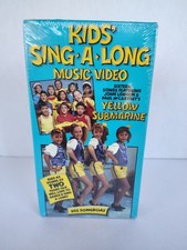 Kids? Sing-A-Long Music Video VHS 1989 Yellow Submarine, New - Free Shipping