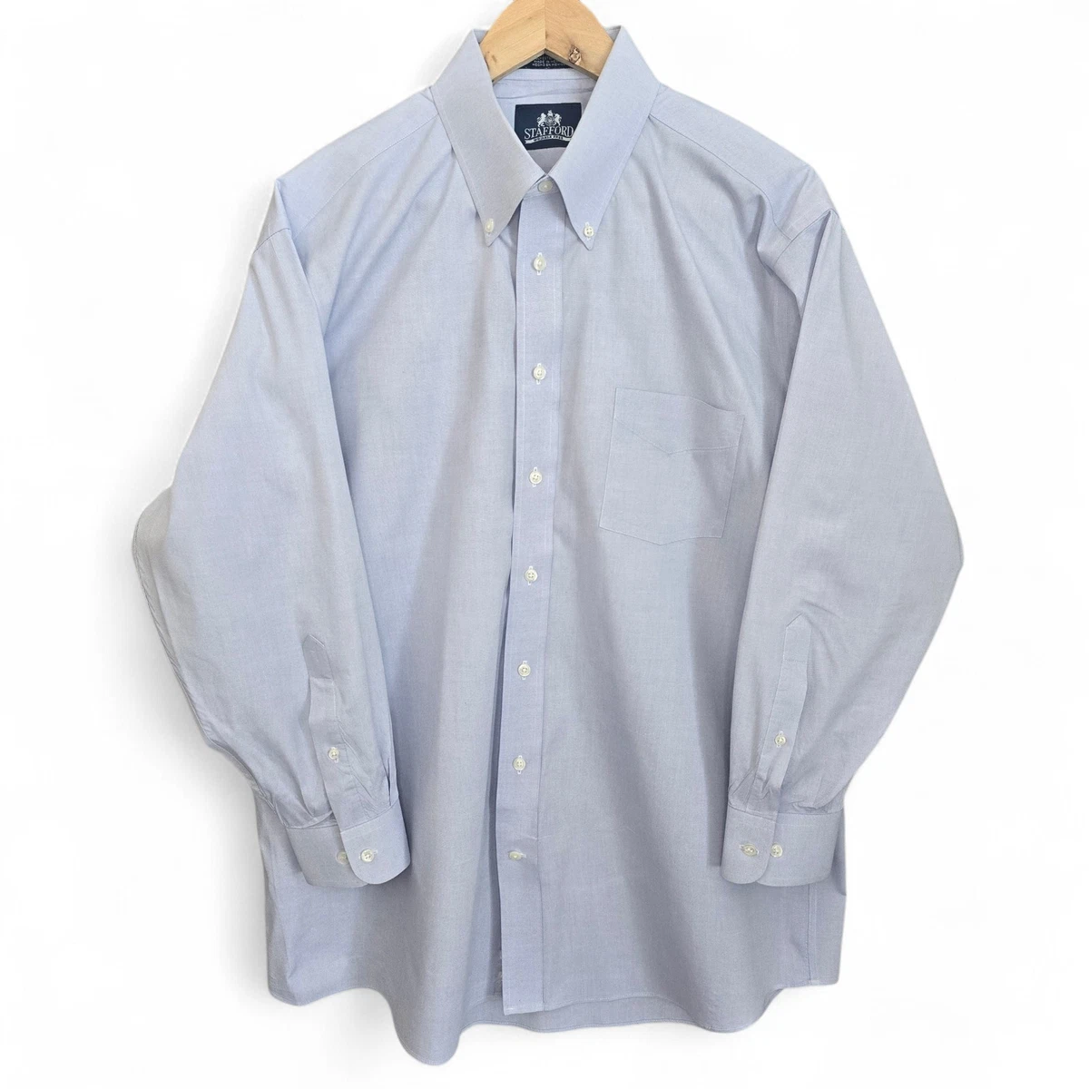 tuxedo dress shirt slim fit Sky Oxford Buttondown Collar Single Cuffed Slim-Fit Non-Iron Shirt