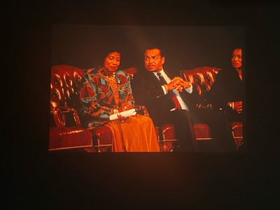 Joe & Katherine Jackson Foto Transparenz Original 35mm Positiv Slide 1980er