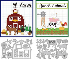 Farm Animal Cutting Dies Card Making Die Stencil Metal Card Die Cuts Scrapbookin