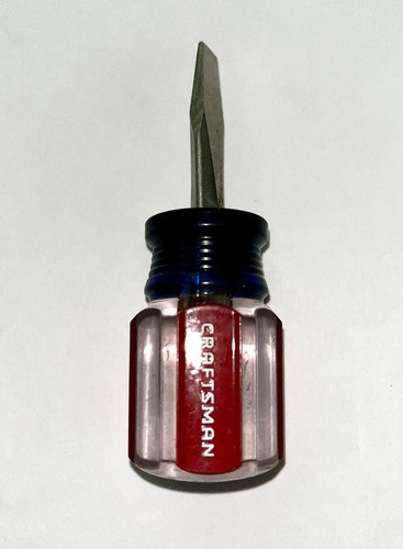 Vintage Craftsman 4151 Stubby 1/4” x 1 1/2” Slotted Screwdriver USA - Picture 14 of 24
