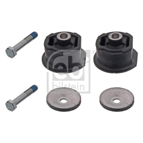 Coussinets d'essieu avant Febi Bilstein 08427 en élastomère premium pour Mercedes