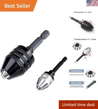 Lightweight Drill Chuck Adapter - Quick Change 1/4 Hex Shank for Flexible Use