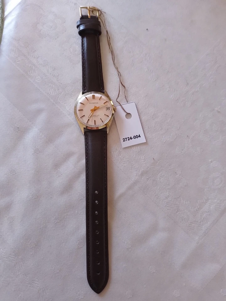 Vintage - Dugena Jongster Antichoc Uhr mit Datum - Bild 3 von 4