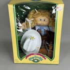 Vintage 1985 Cabbage Patch Doll In Box Ali Gisela Coleco Cowgirl Outfit