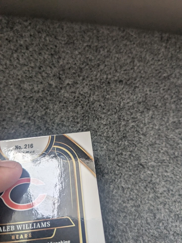 2024 PANINI SELECT CALEB WILLIAMS PURPLE SHOCK PRIZM ROOKIE CARD#216#D313/360 - Image 4 of 4