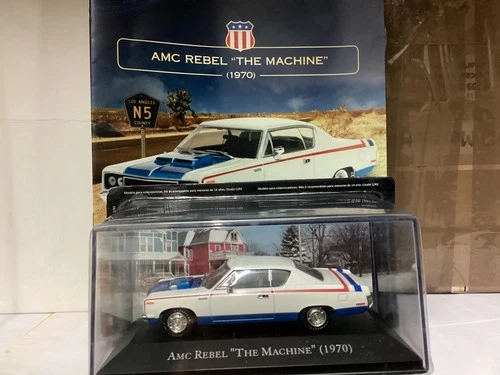 De Agostini American Cars AMC Rebel The Machine 1970 1:43 Die-Cast