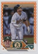 2023 Topps Complete Set Fanatics Exclusive Orange Star /99 Jonah Bride #95 0c4