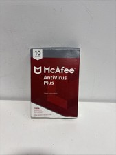 McAfee Antivirus Plus - 10 Device Protection for 1 Year NEW, Sealed