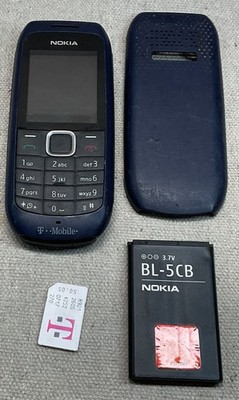 Nokia 1616-2c T-Mobile Type RH-129 with SIM Card & Battery