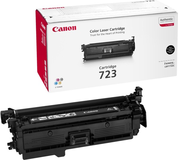 Original Canon Toner Crg 723 2643B002 Black FüR I-Sensys LBP-7750 Cdn B-Ware-image