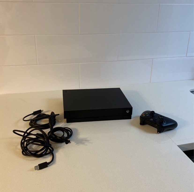 Microsoft Xbox One X 1TB Console with Wireless Controller Black