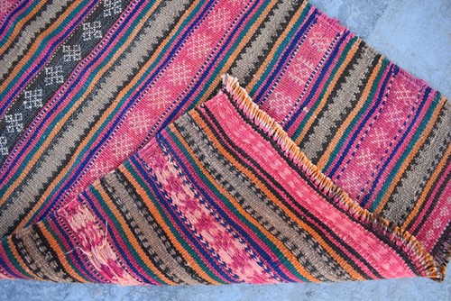 2x10 ft Vintage Afghan Tribal Kilim Rug Hand Woven Geometric Hallway Runner Rug - Picture 10 of 10