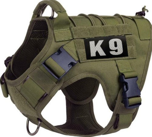 IR Reflectante Resplandor en la Oscuridad Unidad de Servicio Perro Gancho Parche Fijador Insignia - Imagen 4 de 4