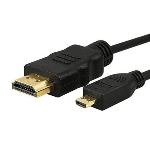 6 Ft Micro HDMI to HDMI 2.0 Cable w/ Ethernet & 3D For Smartphones,1080p 4K HDTV - Picture 1 of 1