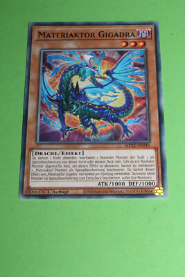 YuGiOh Playset 3x MP22-DE045 Materiaktor Gigadrache Common