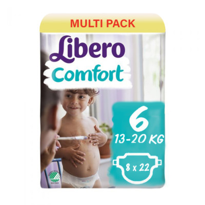 Libero Comfort Windeln 6 - 8 Stück 22 - Multipack