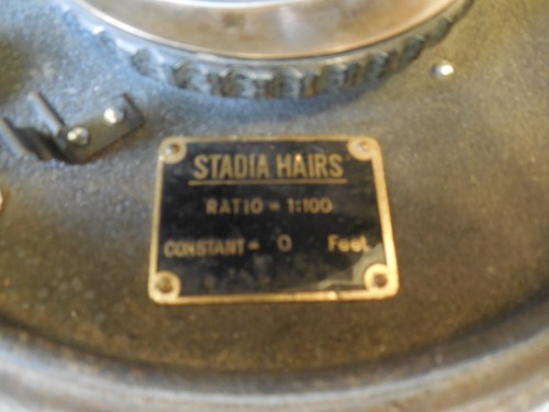Transit Level Stadia Hairs T.H.S. Co. Model 7100 with carrying case - Picture 6 of 9