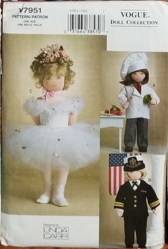 Vogue Doll Clothes Sewing Patterns 18" American Girl + Other sizes 160 U-Pick - Picture 60 of 115