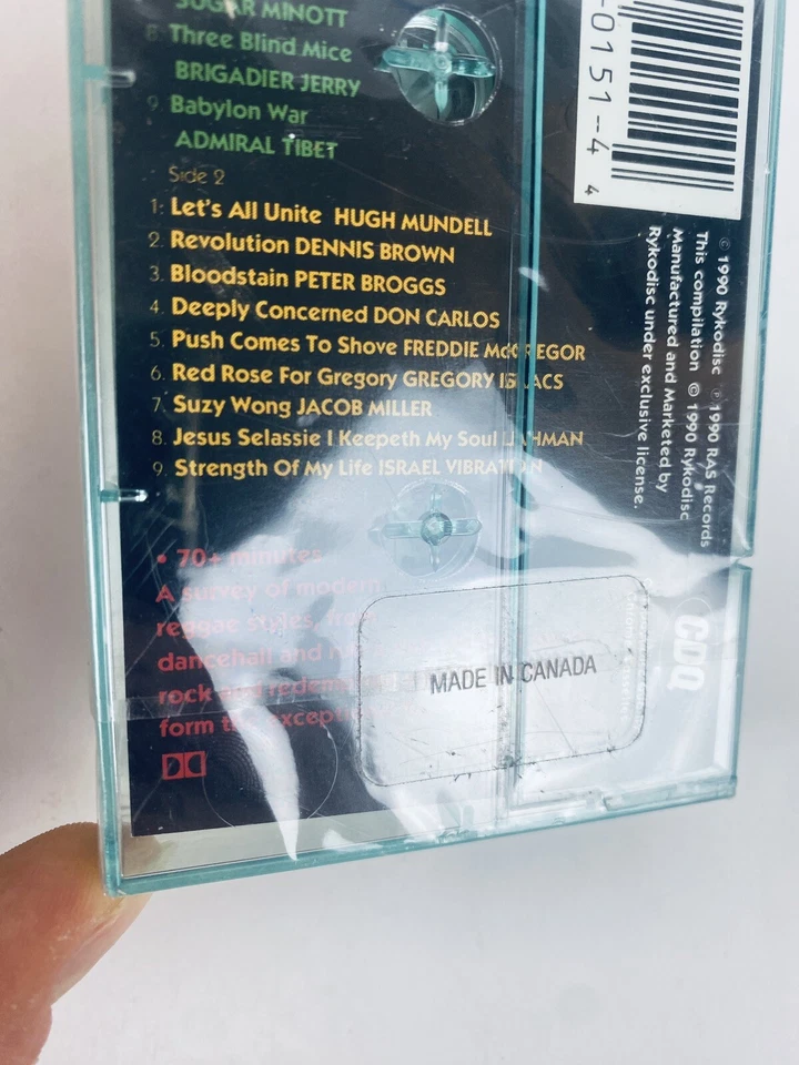 Reggae Jamdown The Ras Tapes Cassette Tape SEALED 1990 Compilation, HTF OOP - Image 4 of 4