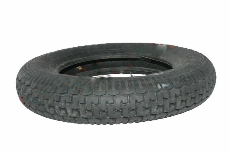 Nuevo Par De Ruedas De Goma MRF Lambretta Vespa 3.5" X 10" - Imagen 4 de 4