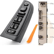 Front Driver Door Window Control Switch For GMC 2003-2007Sierra 15883323