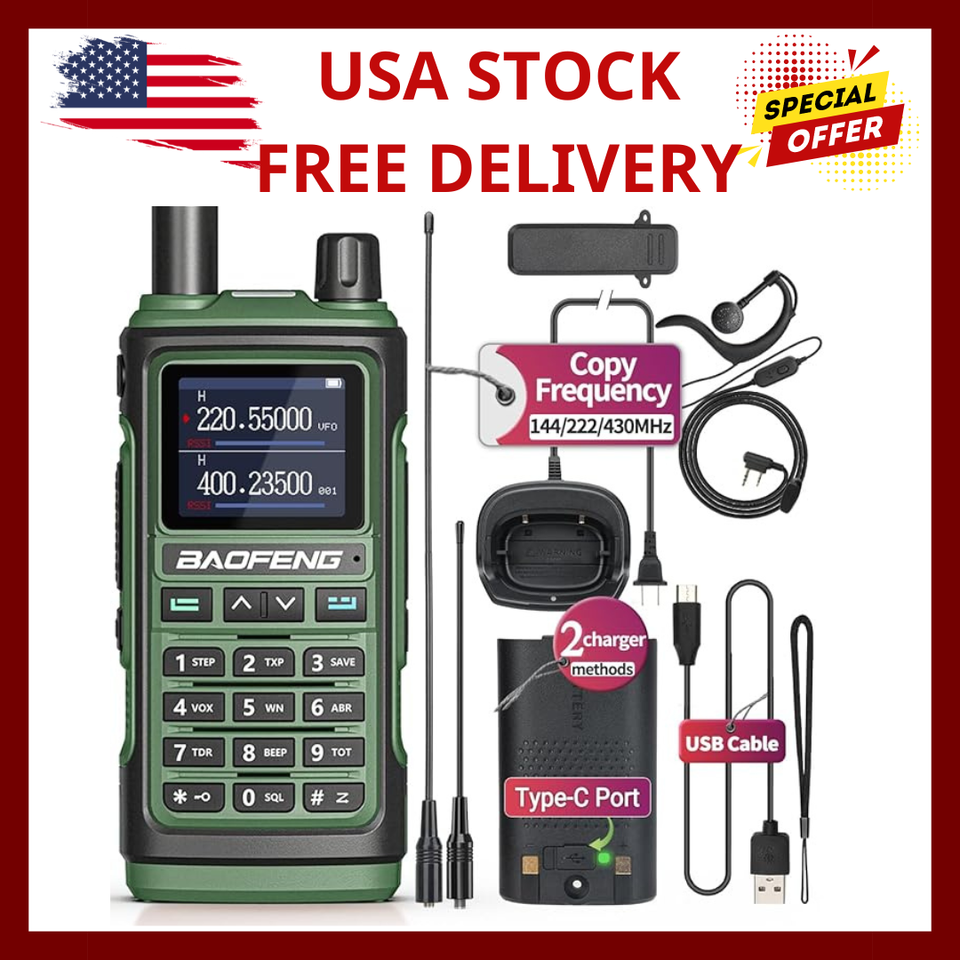 Baofeng UV-5R Digital Handheld Radio Scanner | 128 Channels | UHF | VHF ...