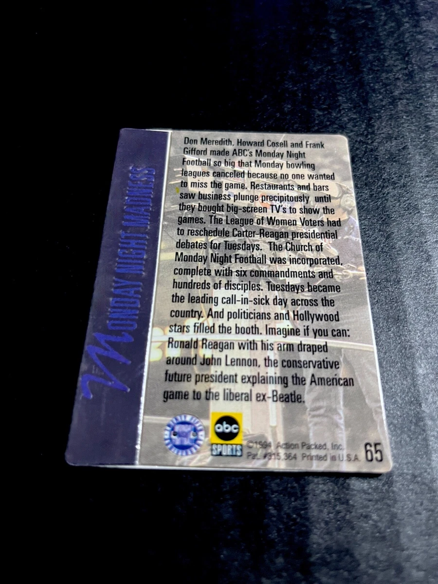 Howard Cosell-Frank & Dandy Don - 1994 Action Packed Monday Night #65 | eBay
