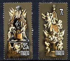 Malta  1978 SG 599 - SG 600 Monuments EUROPA Complete Set Unmounted Mint MNH