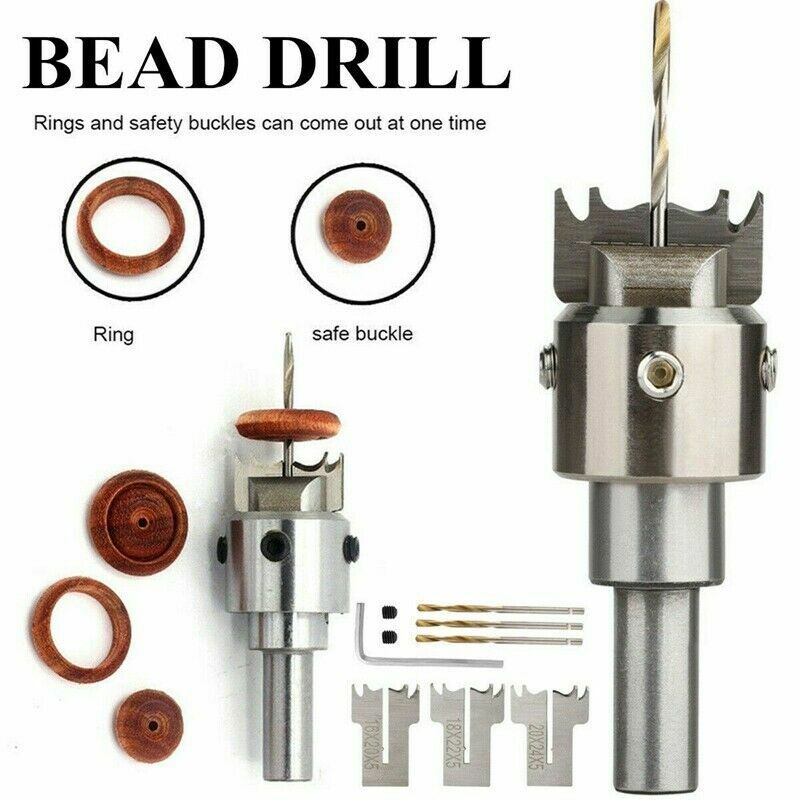 Woodworking Milling Cutter Set for Bracelets and Rings Drilling-image