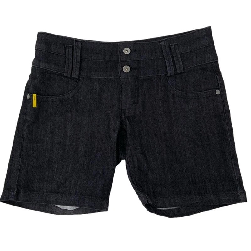lole stretch denim organic cotton shorts