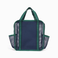 Thirty One Mesh Caddy. Navy And Leaf green Colorblock